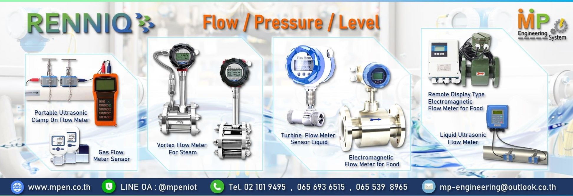 Renniq Instrument Product (Flow Pressure Level)